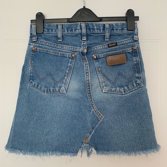 Vintage Wrangler Mini Skirt (reworked) - Picture 3 of 4